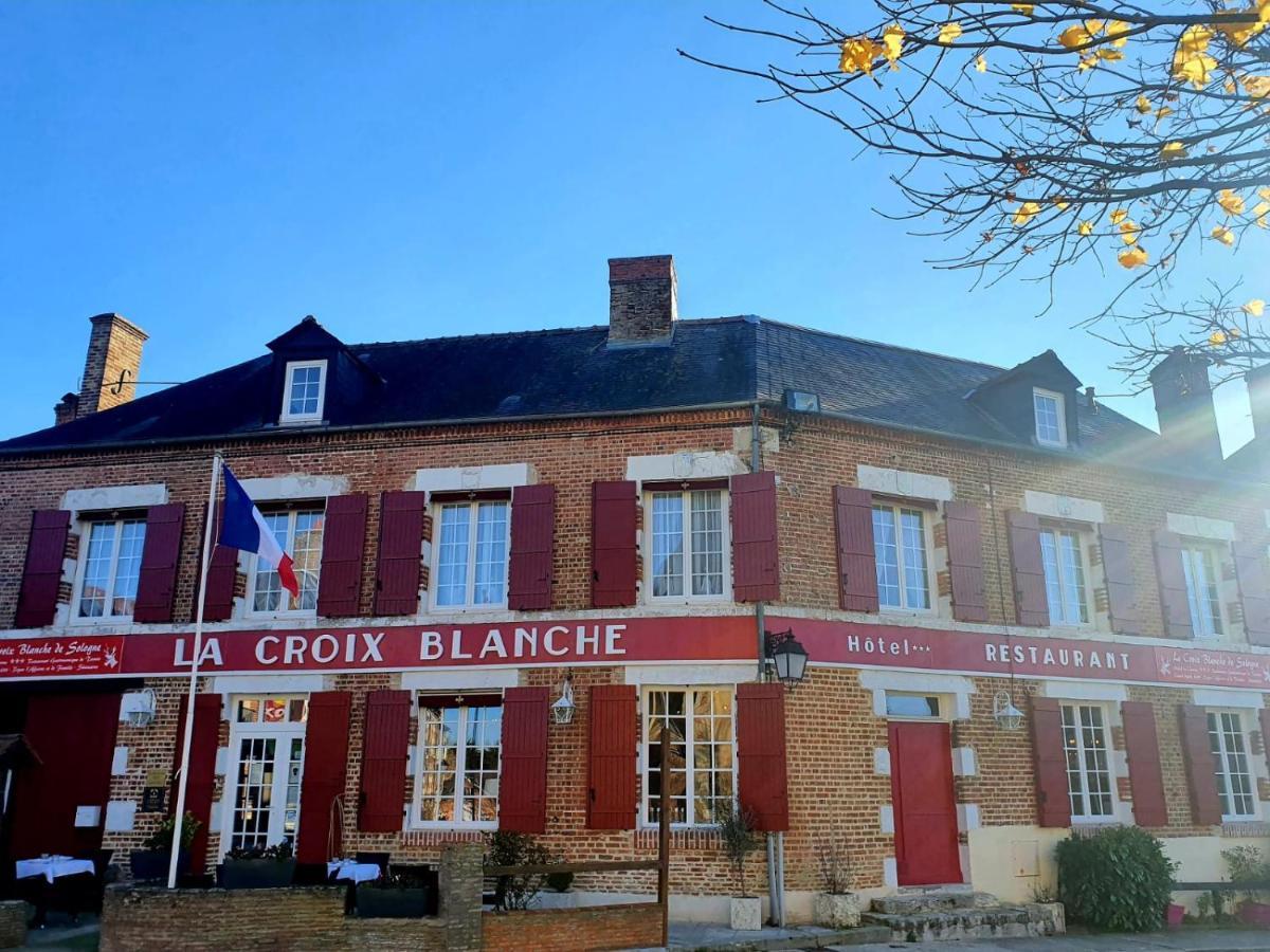 Hotel Croix Blanche De Sologne Chaumont-sur-Tharonne Exterior foto